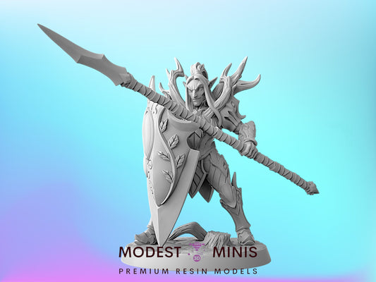 Sylvan Knight B | 28mm - 75mm Scale Resin Minis | DnD | Artisan Guild