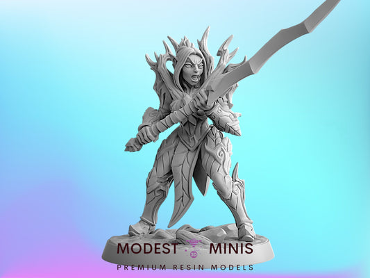 Sylvan Knight D | 28mm - 75mm Scale Resin Minis | DnD | Artisan Guild