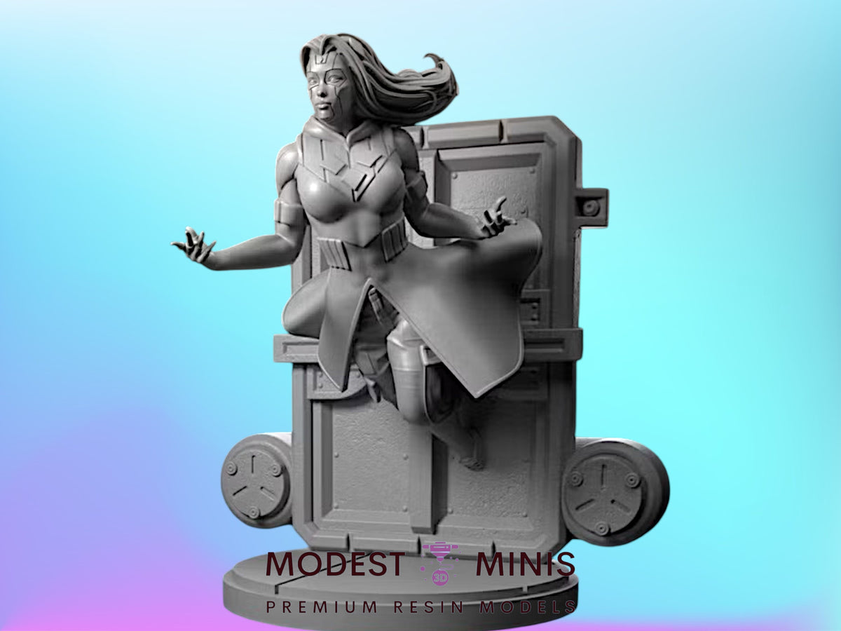 Synthezoid Heroine | 32mm - 40mm Mini | Crisis Protocol Proxy | Superhero | Legion