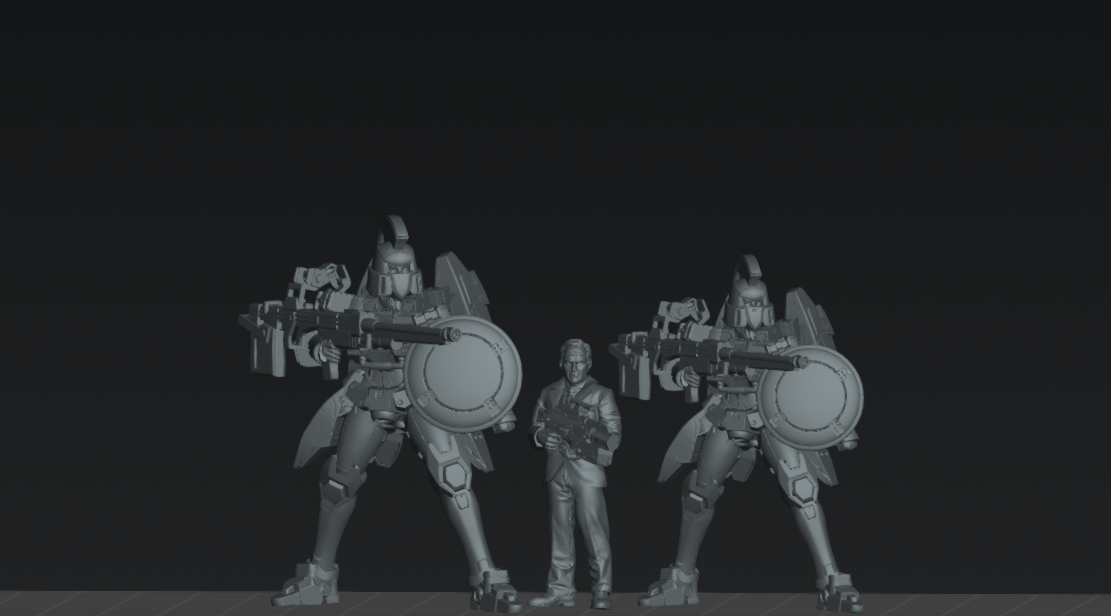 Armored Lady Tallgeese 3 - 32mm Scale Cyberpunk Mini Gundam | Papsikels