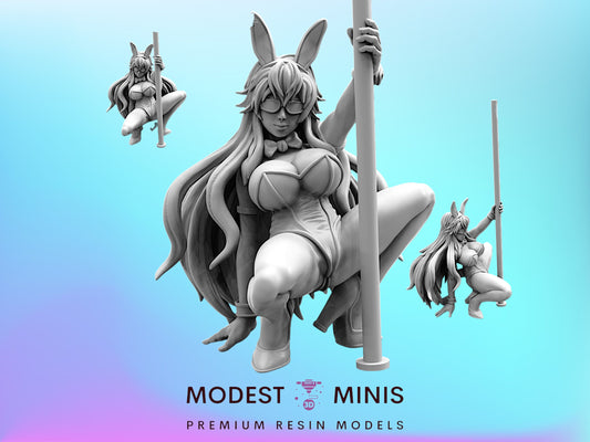 Danger Girl Cyberbunny Tara - 32mm Scale Cyberpunk Shadowrun | Papsikels