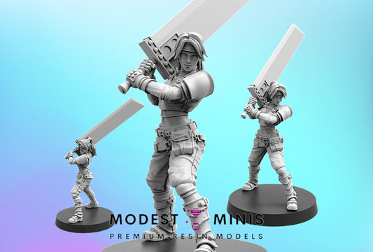 Eco Terrorist Insurgent Techie Ex Soldier - 32mm Scale Cyberpunk Final Fantasy Shadowrun | Papsikels