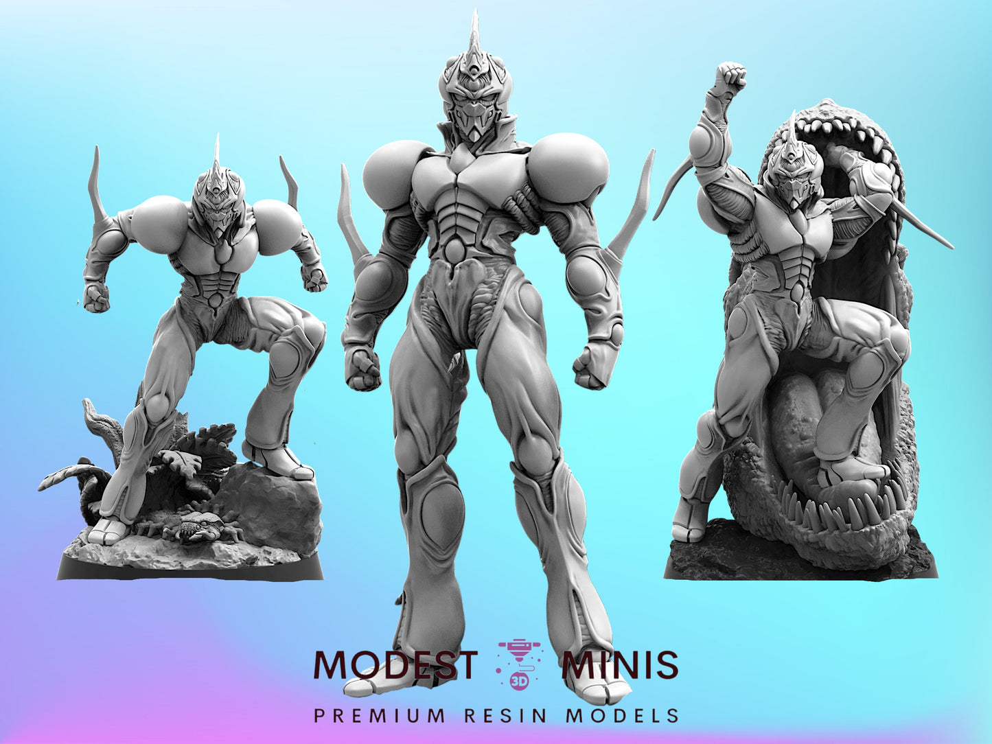 Bio Techno Man Zero - Resin Cyberpunk Miniature  | Papsikels