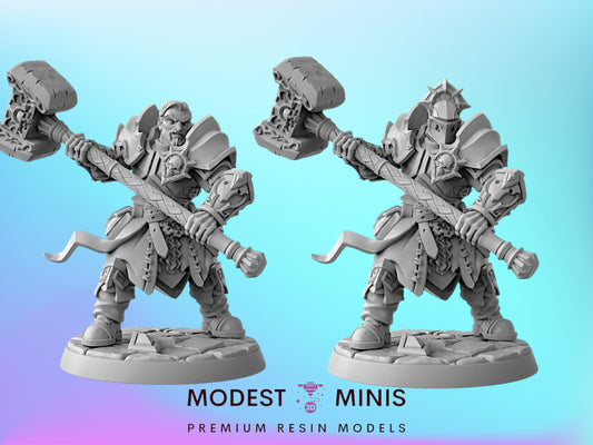 Requiem Templar B | 28mm - 75mm Scale Resin Minis | DnD | Artisan Guild