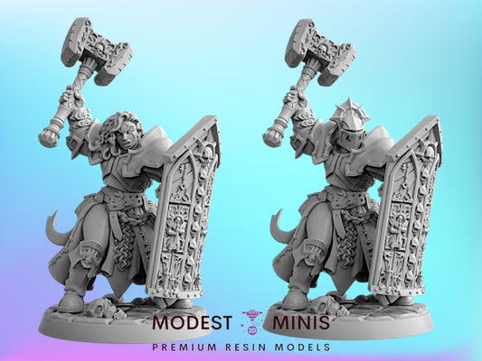 Requiem Templar F | 28mm - 75mm Scale Resin Minis | DnD | Artisan Guild