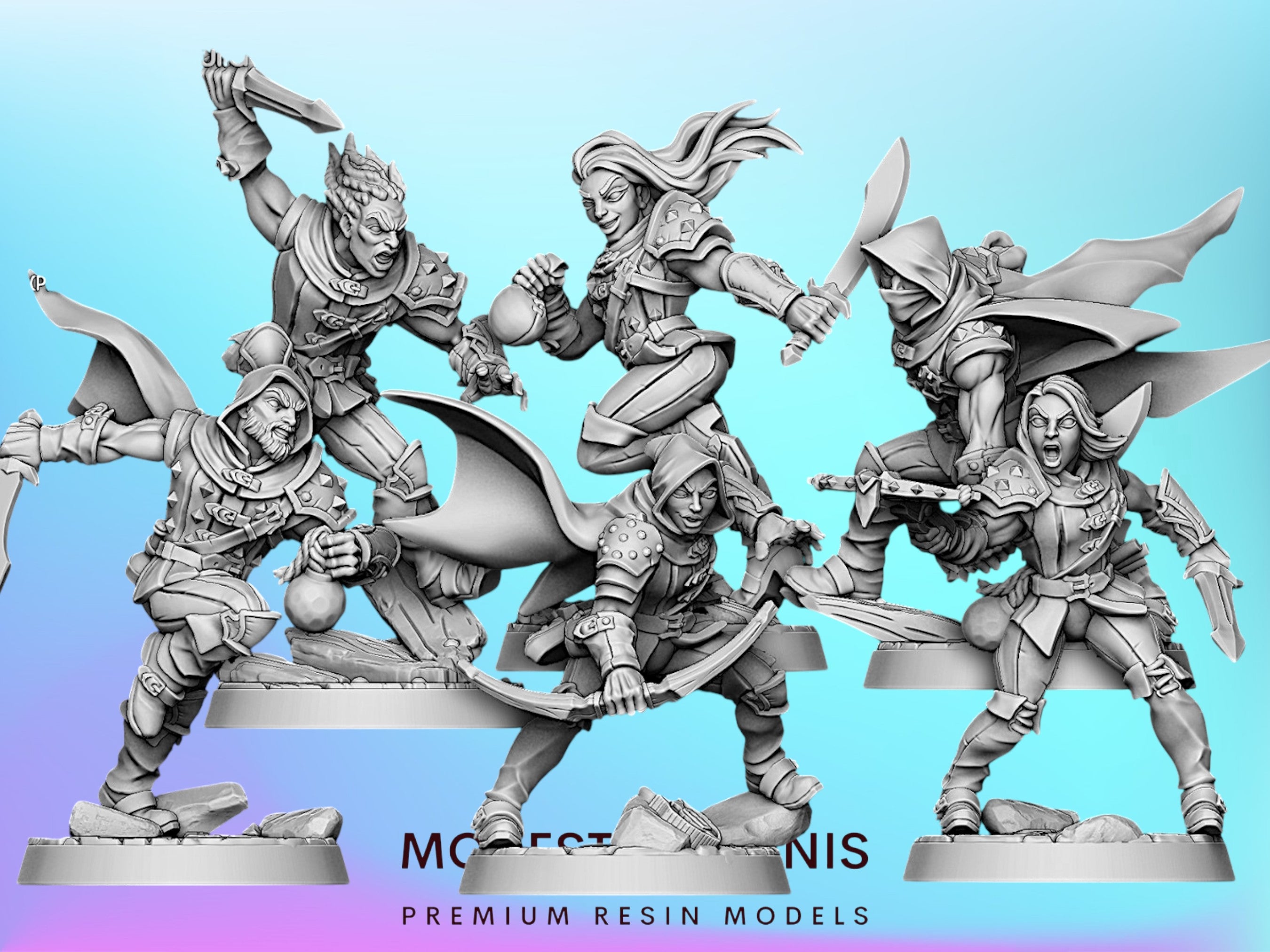 Fantasy mini in 28mm+ scale for DnD, Frostgrave and tabletop games ...