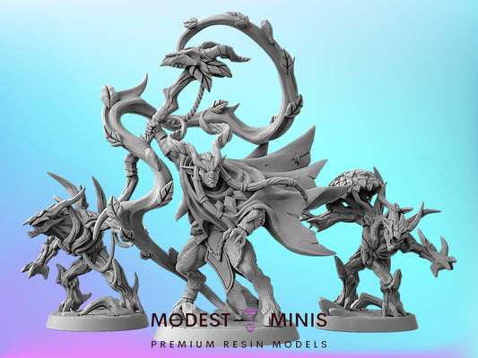 Toryden Archdruid | 28mm - 75mm Scale Resin Minis | DnD | Artisan Guild Arverian Keepers