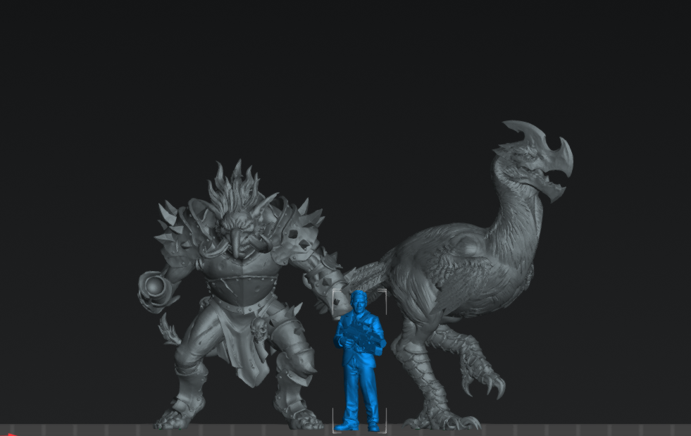Troll Terror Bird Knights | 28mm - 75mm Scale Resin Minis | DnD | Frostgrave | Artisan Guild