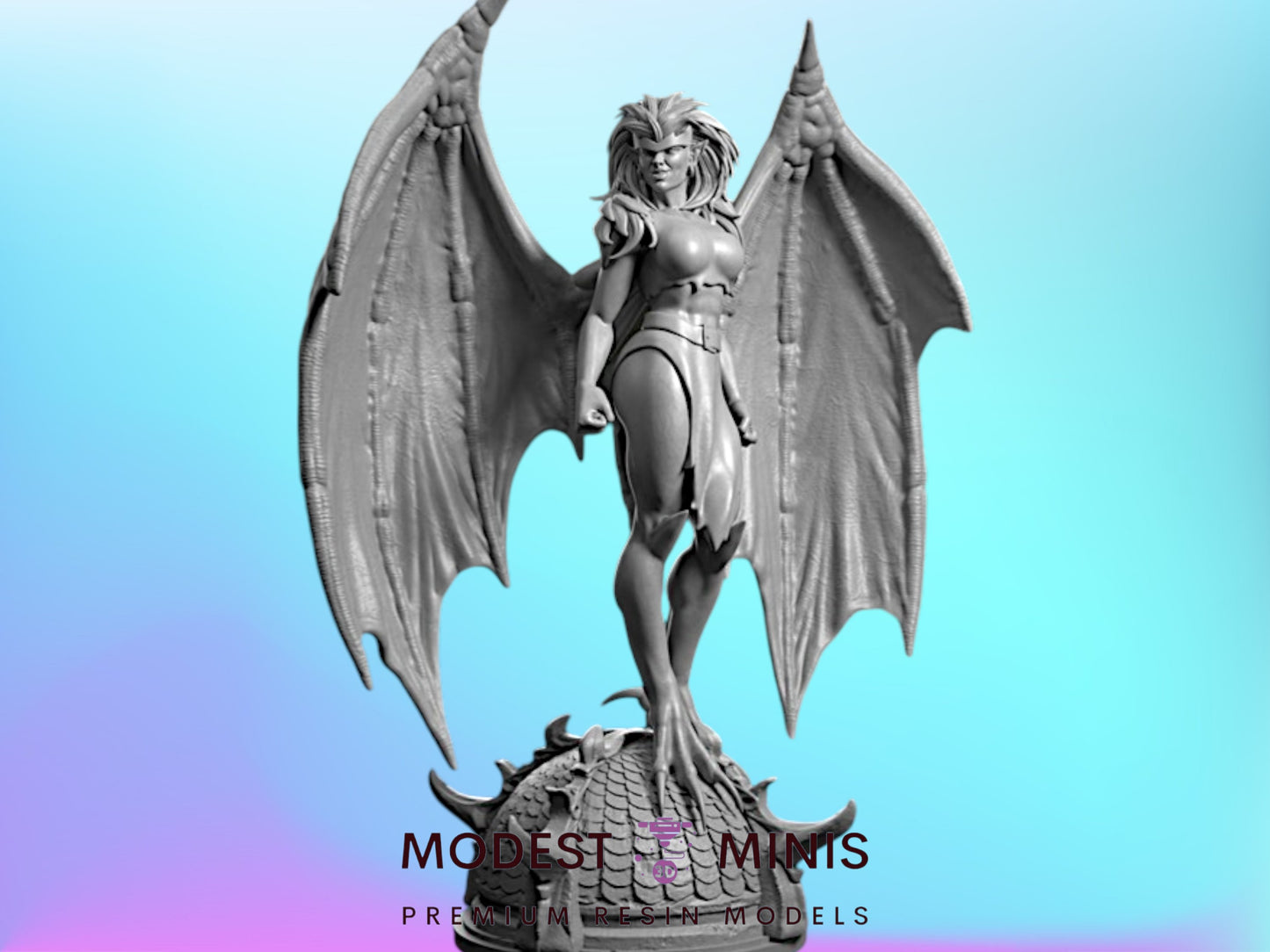 Twilight Warden | Demona | Resin Miniature Proxy for Crisis Protocol | Legion