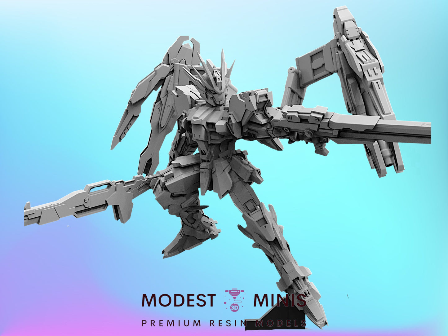 FKMSA Battle Droid Tyangwey - 28mm+ Scale Cyberpunk Miniature  |  Guyver | Papsikels