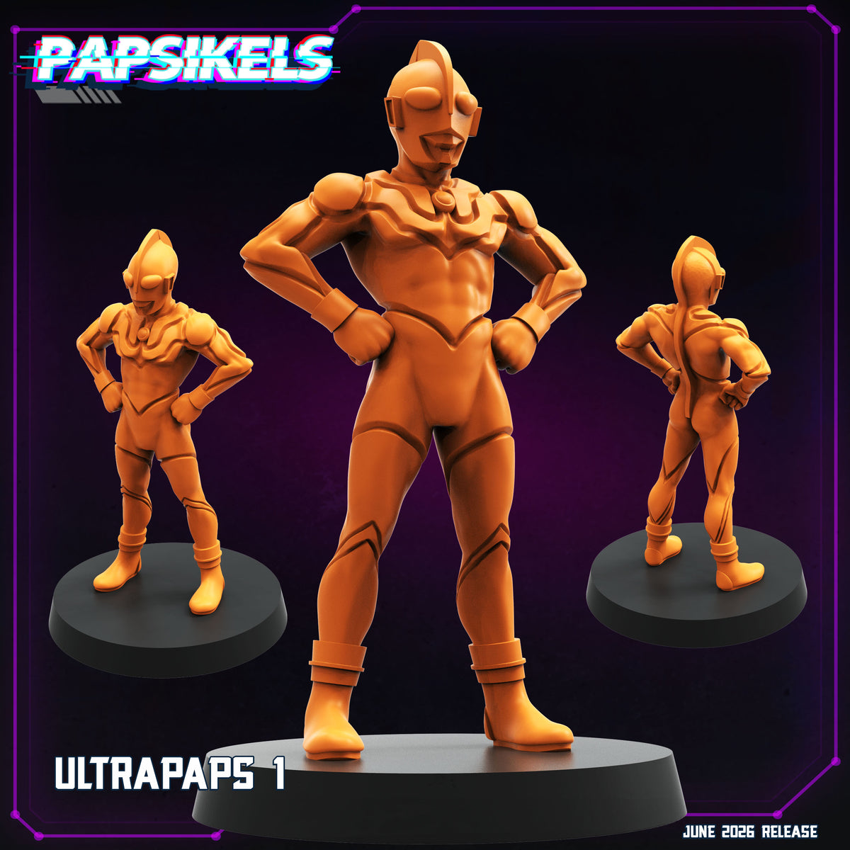 Ultrapaps - 28mm - 100mm Scale Cyberpunk Mini | Papsikels