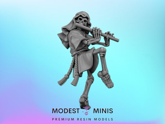 Skeleton Flute Player Undead Musician