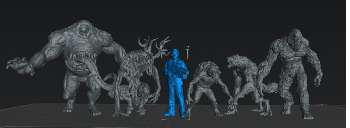 Cryptids and Folklore | 28mm - 100mm Scale Resin Mini | Zombicide | Vaultz
