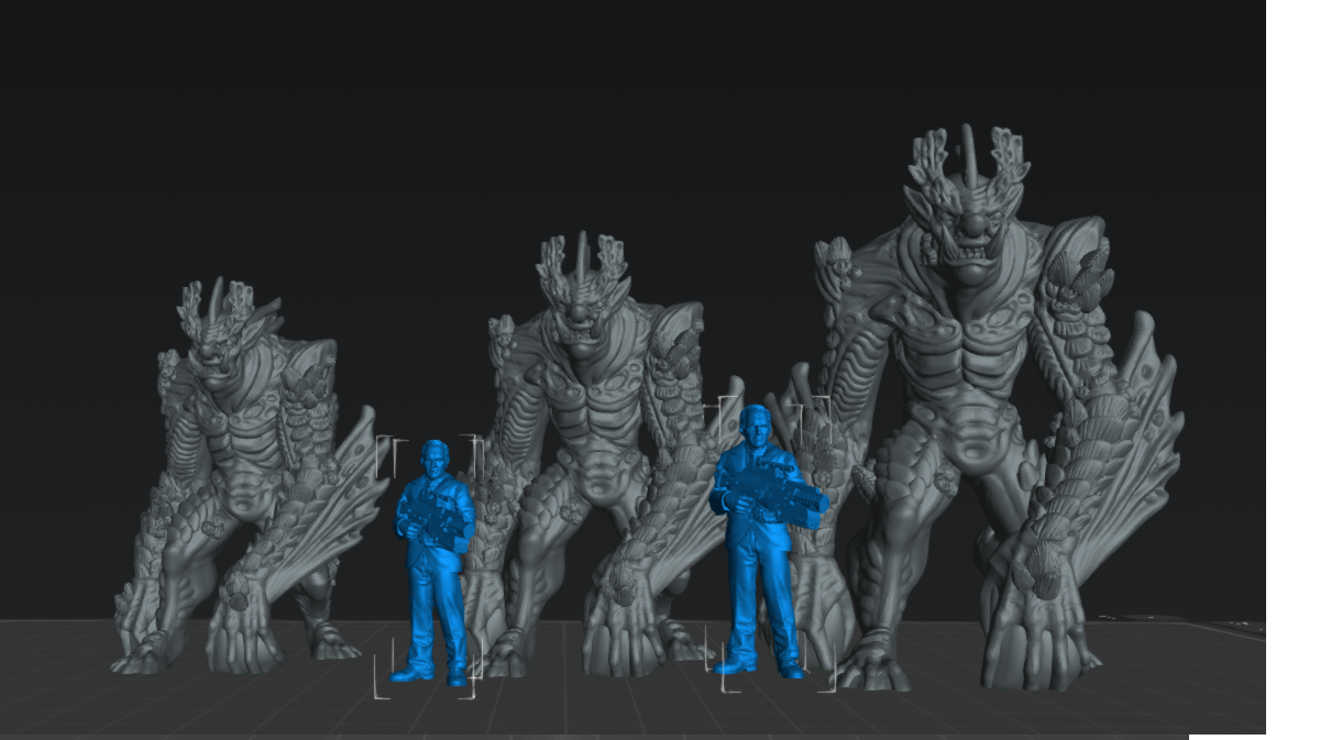 Sea Troll | 25mm - 75mm Scale | DnD | EC3D Fantasy Mini | Depths