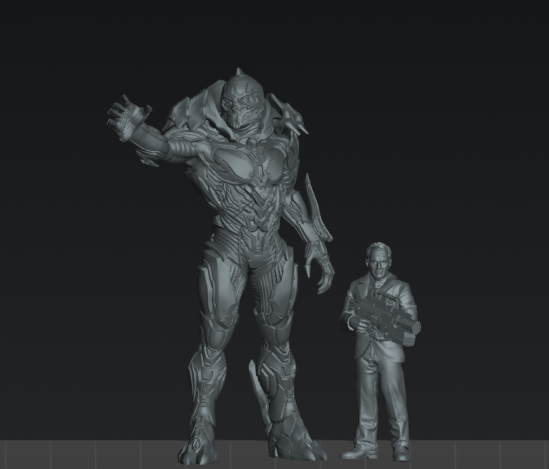 Ancient Forerunner General - 28mm - 40mm Scale | Halo Mini