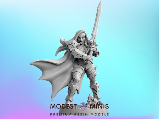 Soulless Vampire F | 28mm - 75mm Scale Resin Minis | DnD | Artisan Guild Vampires