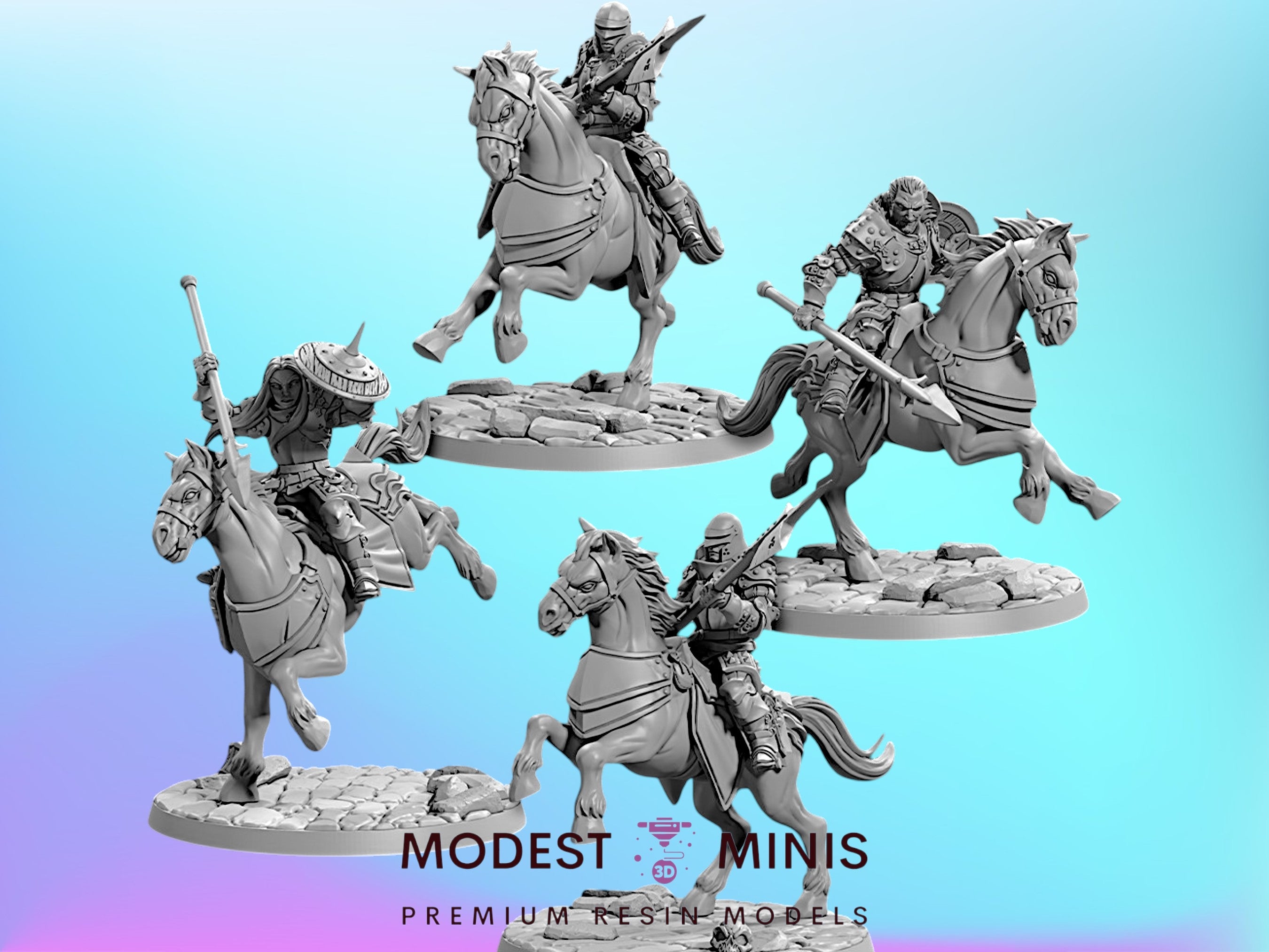 Human Vangaurd mini in 28mm+ scale for DnD, Frostgrave, Collecting, Etc ...