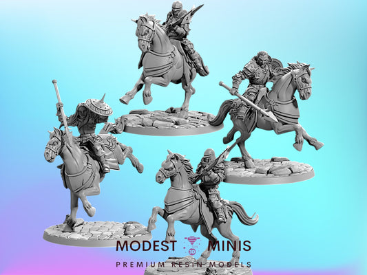 Vanguard Cavalry | 28mm - 75mm Scale Resin Minis | DnD | Frostgrave Artisan Guild Vanguard