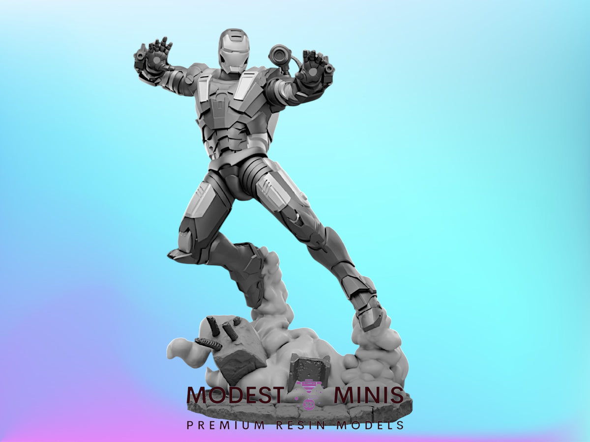 Iron Titan | 32mm - 40mm Mini | Crisis Protocol Proxy | Superhero | Hall of Heroes