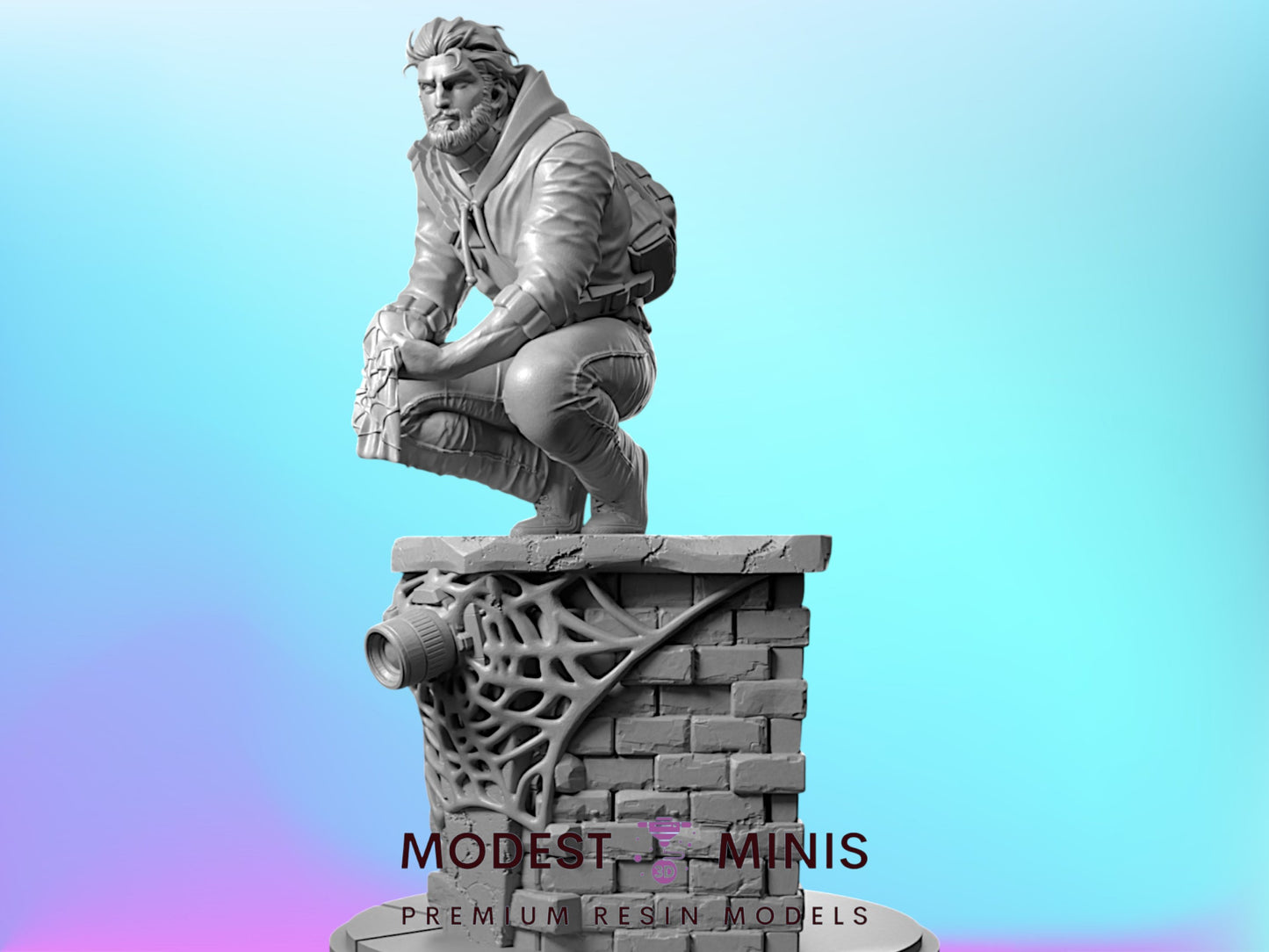 Web Warrior | Ultimate Peter | Resin Miniature Proxy for Crisis Protocol | Legion