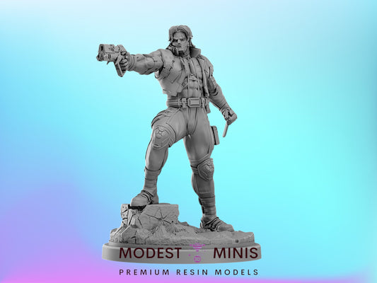 Winter Soldier | 32mm - 40mm Mini | Crisis Protocol Proxy | Superhero | Hall of Heroes