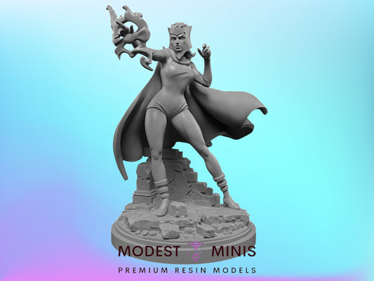 Silver Age Scarlet Witch | 32mm - 40mm Mini | Crisis Protocol Proxy | Superhero | C27