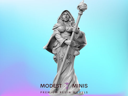 Wizard Dungeon Pinups - 28mm 32mm Scale DnD Miniature | RN Estudio