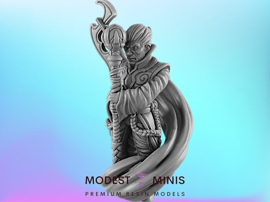 Wizard Human Male | 25mm - 75mm Scale | DnD | EC3D Fantasy Mini | Everyday Heroes