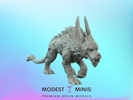 Crossbowman Bounty Hunter Wolf - 28mm - 40mm Scale  Black Remnant Star Wars Legion Mini