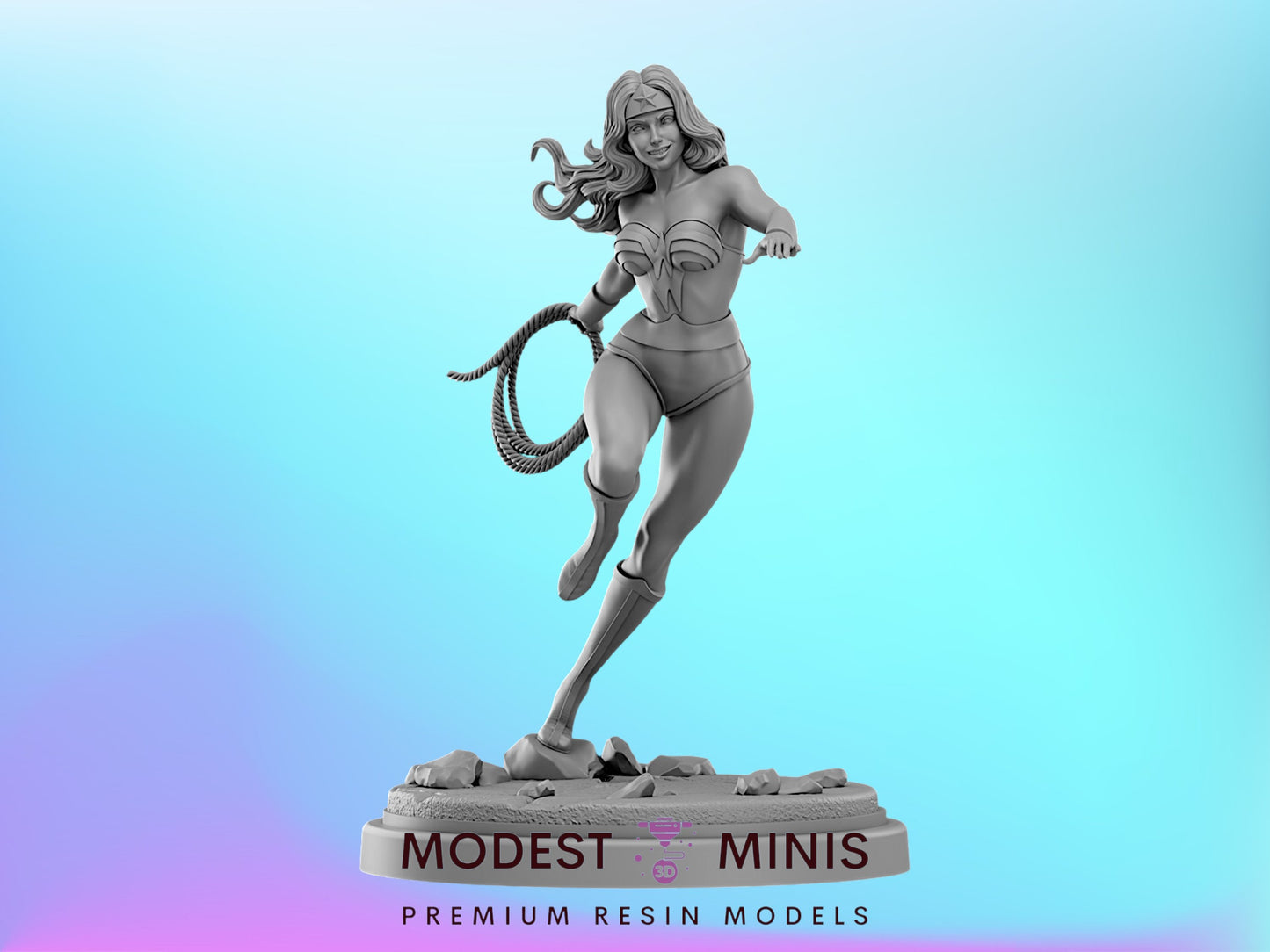 Wonder Woman | 32mm - 40mm Mini | Crisis Protocol Proxy | Superhero | Hall of Heroes