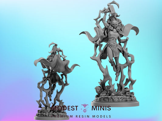 Worthy Thunderer | Thor 32mm - 40mm Mini | Crisis Protocol Proxy | Superhero | Hall of Heroes