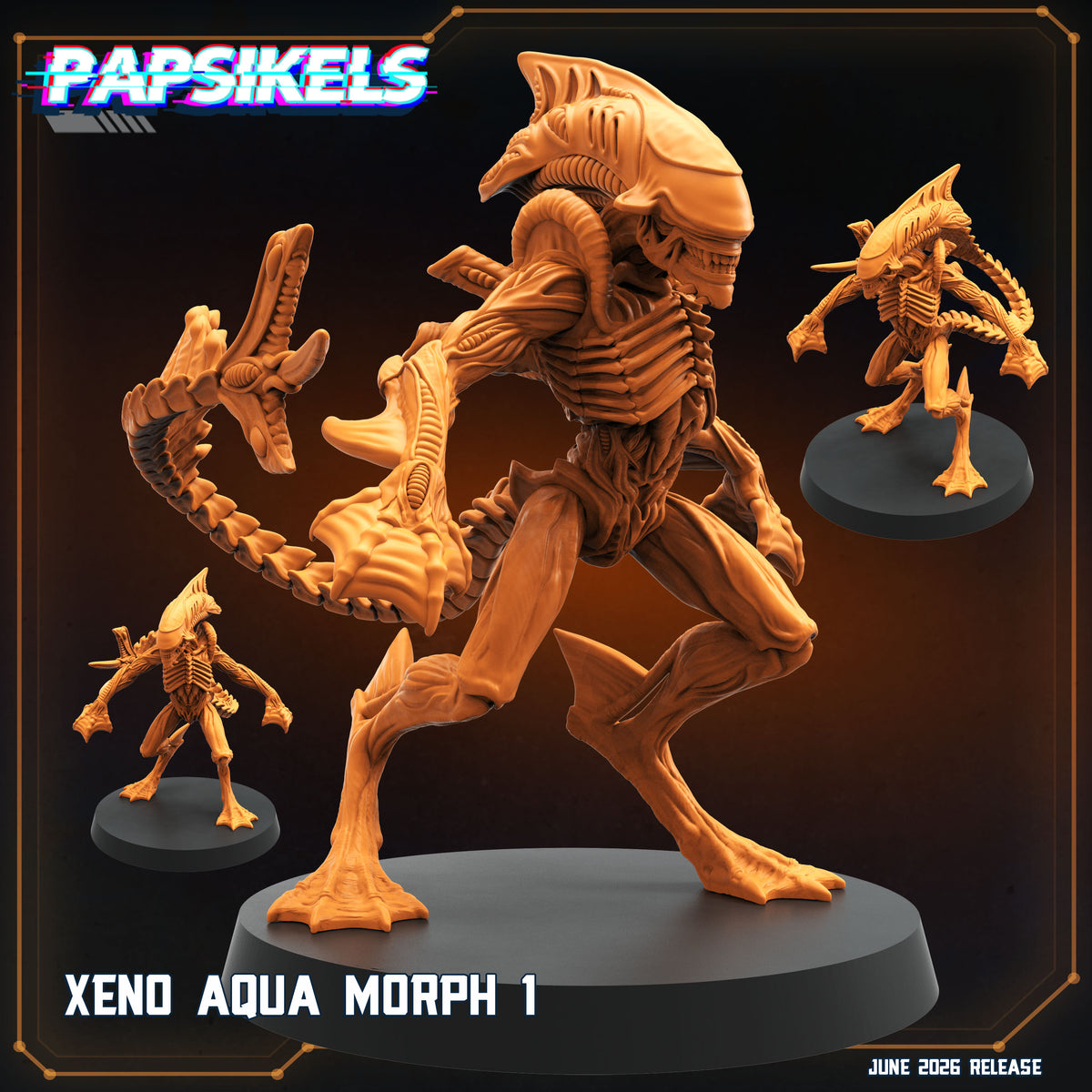Xeno Aquamorph - 32mm Scale Alien | Papsikels