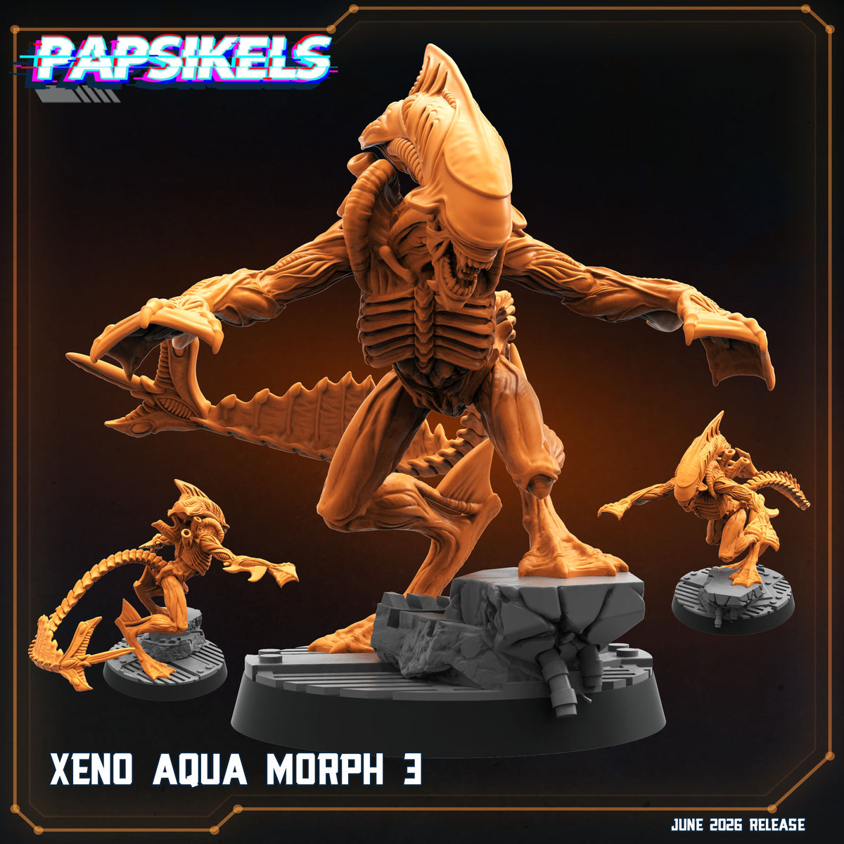 Xeno Aquamorph - 32mm Scale Alien | Papsikels