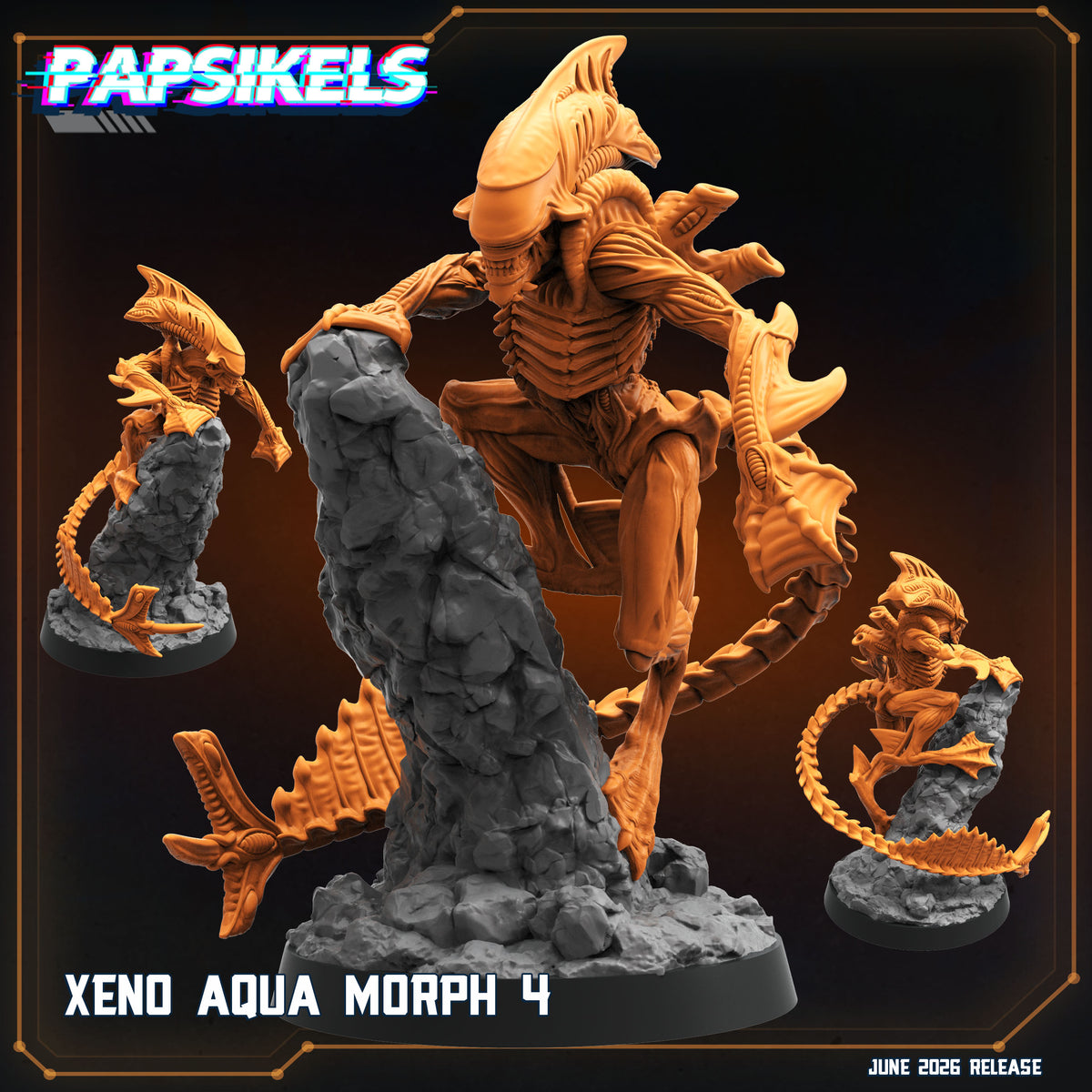 Xeno Aquamorph - 32mm Scale Alien | Papsikels