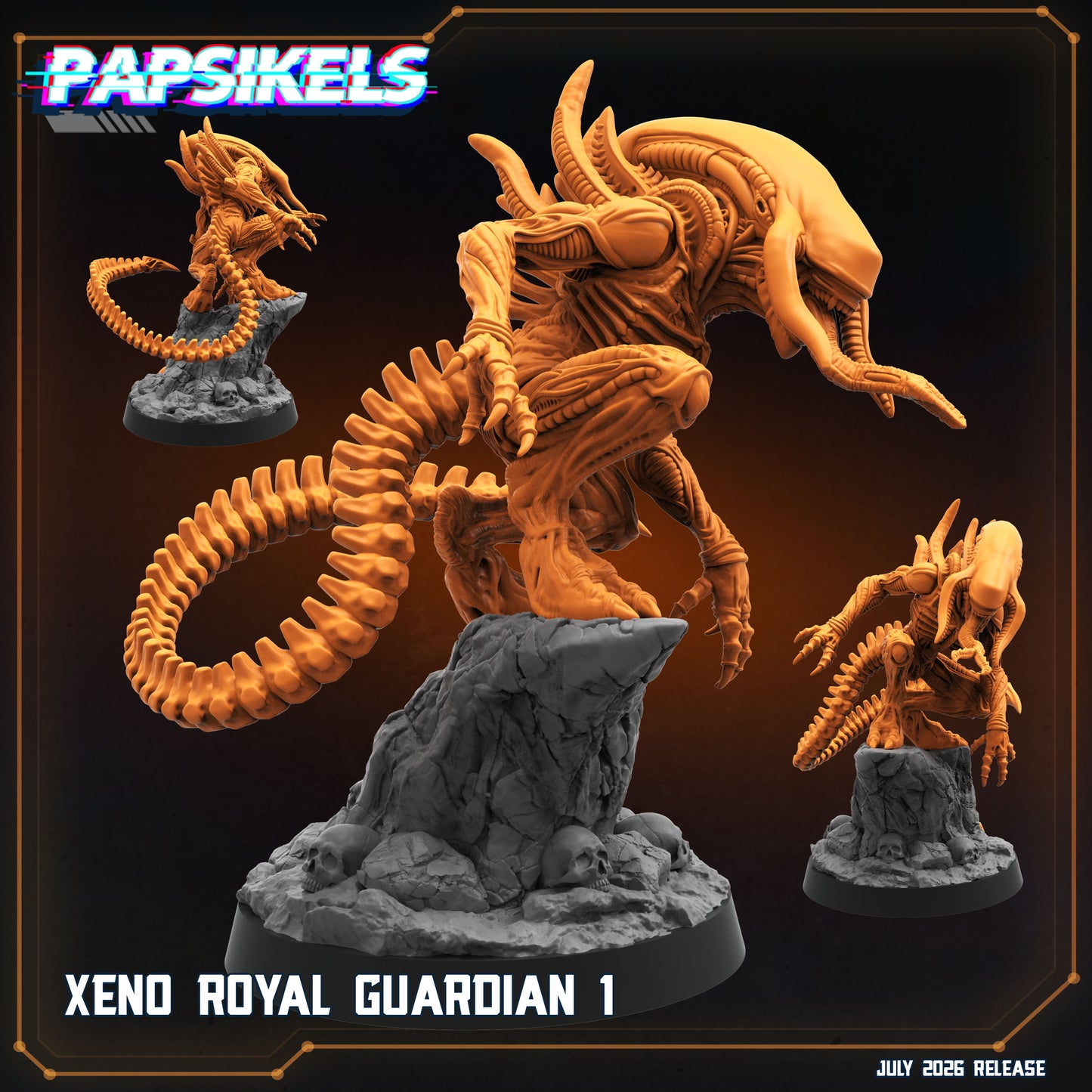 Xeno Royal Guardians - 32mm Scale Aliens | Papsikels