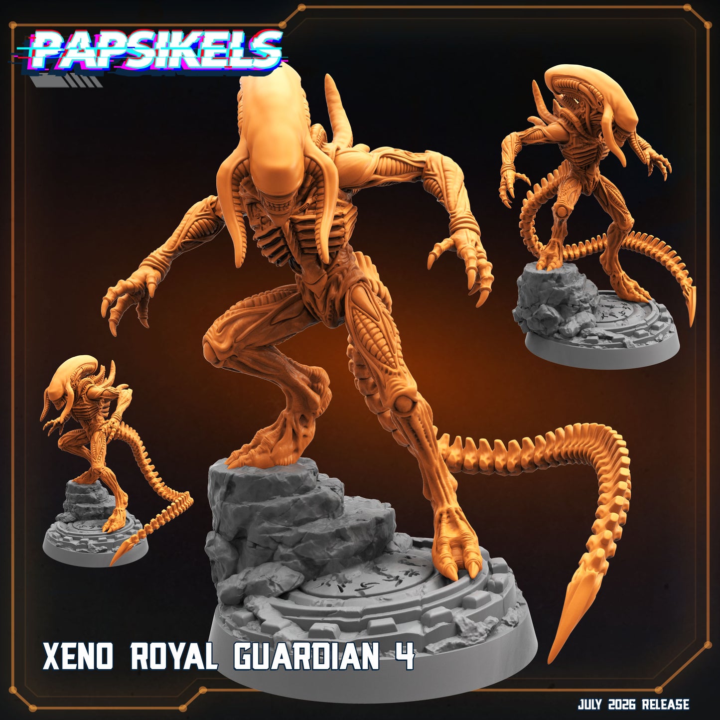 Xeno Royal Guardians - 32mm Scale Aliens | Papsikels