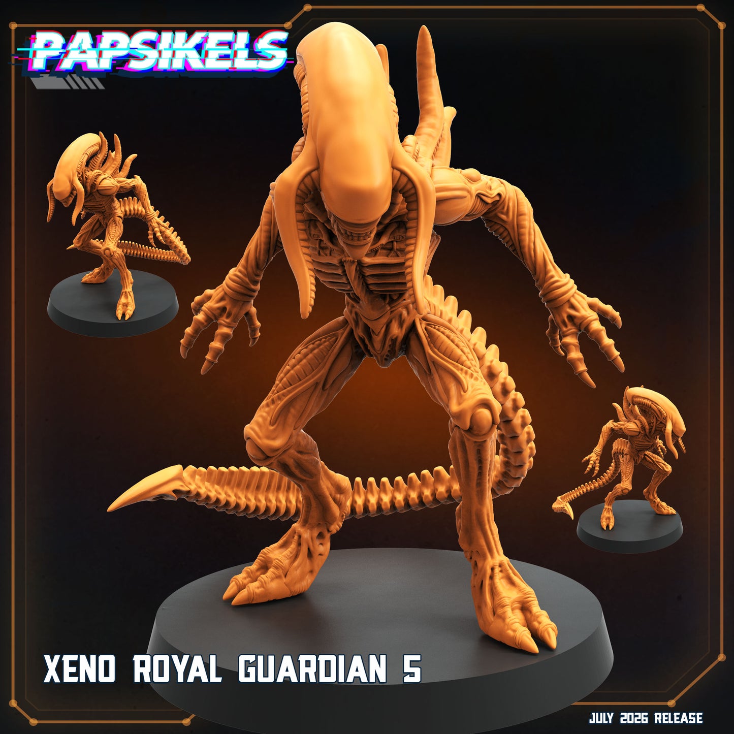 Xeno Royal Guardians - 32mm Scale Aliens | Papsikels