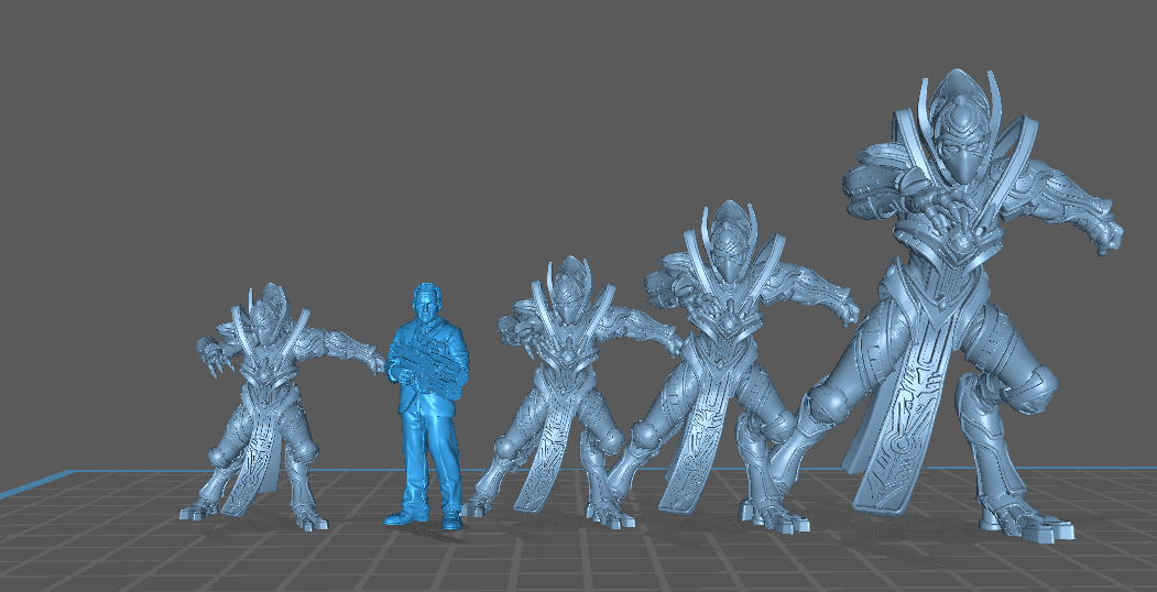 Paptoss Third Born Zealots - 32mm Scale Starcraft Proxy | Papsikels
