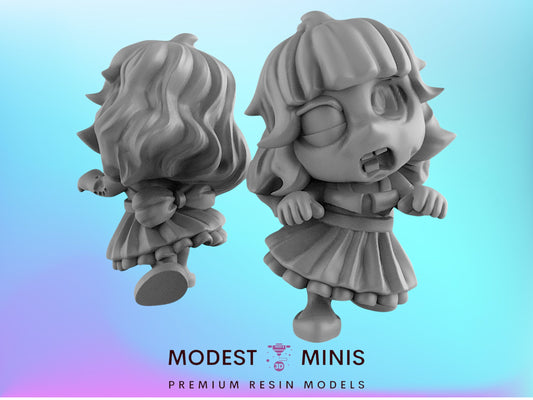 Chibi Zombie 3 - 28mm - 54mm Scale | Worlds End