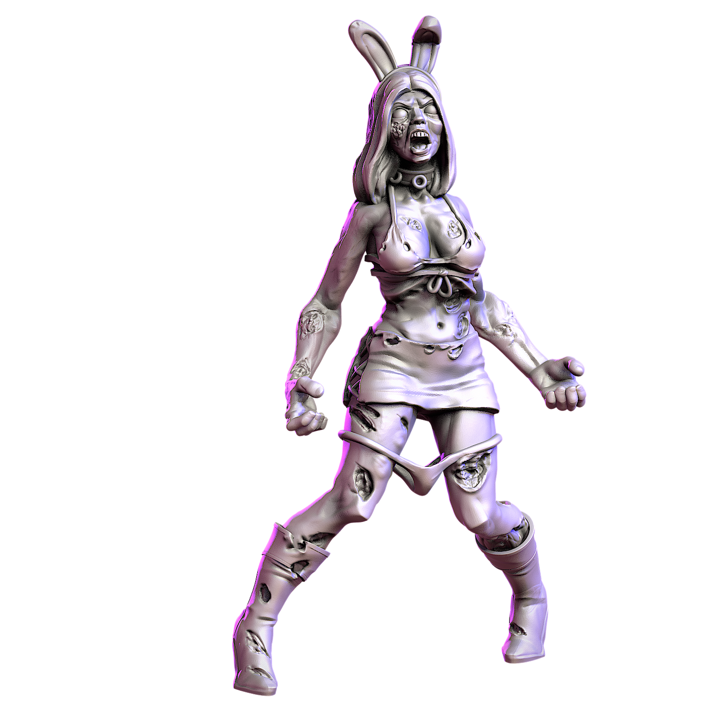 Zombie Nightclub and Survivors | 28mm - 100mm Scale Resin Mini | Zombicide | Vaultz