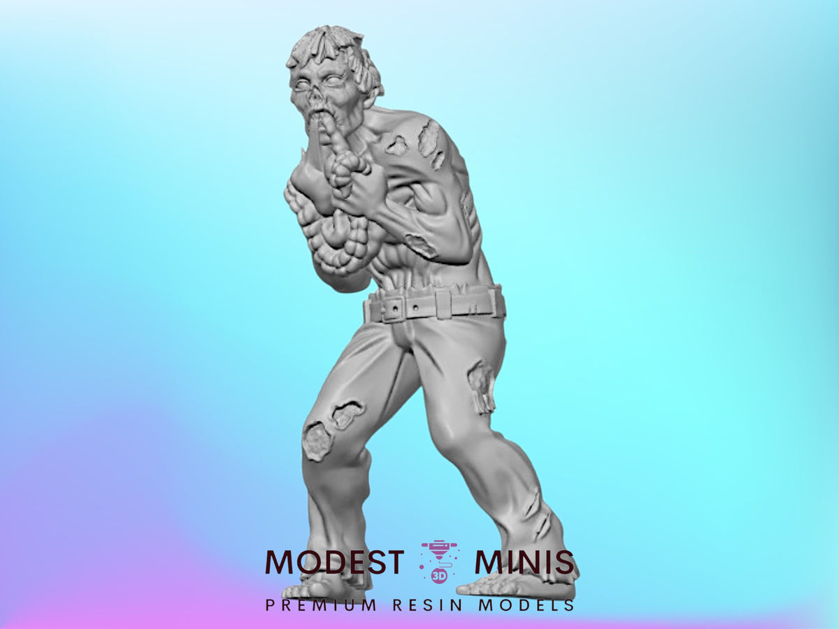Zombie Eating | 28mm - 100mm Scale Resin Mini | Zombicide
