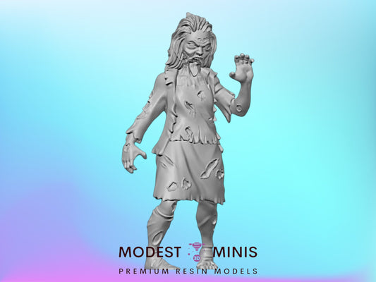 Zombie Jawless | 28mm - 100mm Scale Resin Mini | Zombicide