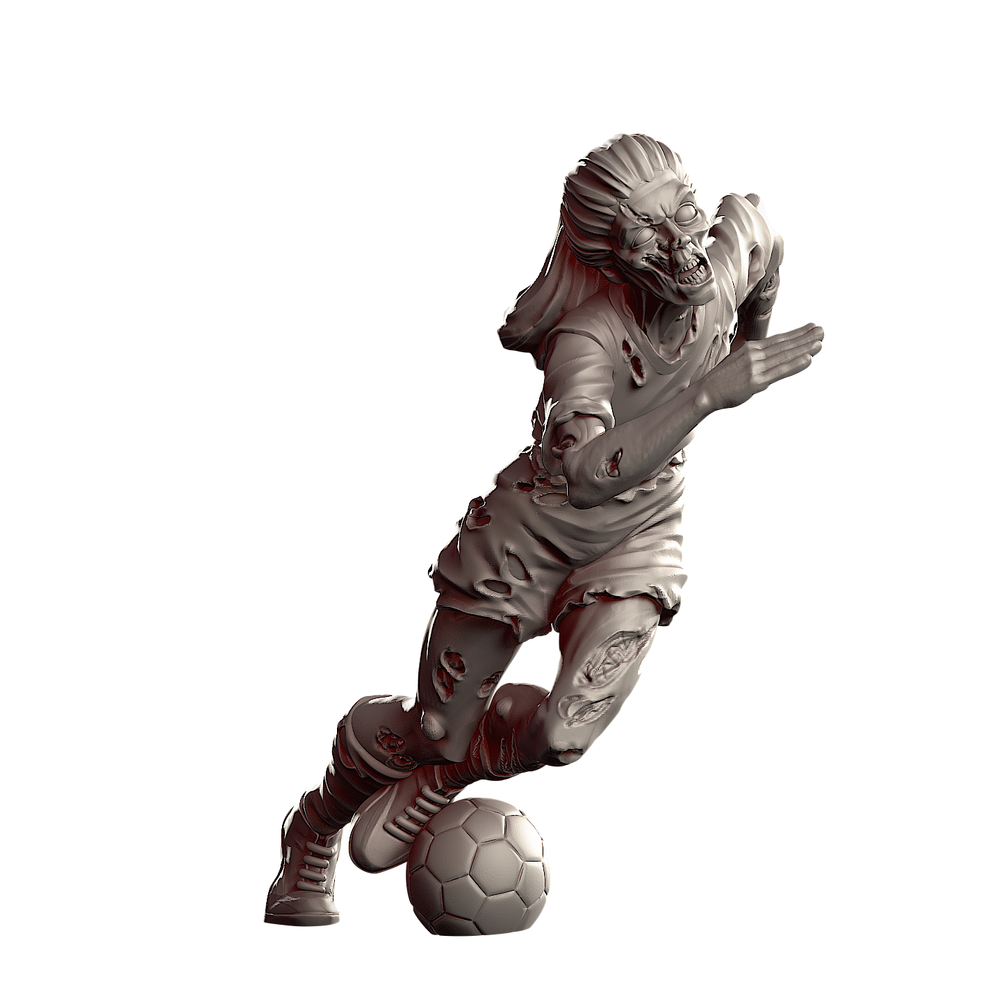 Z Sports Set Zombies and Survivors | 28mm - 100mm Scale Resin Mini | Zombicide | Vaultz