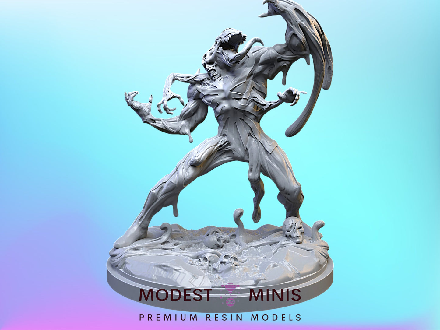Zombie Venom | 32mm - 40mm Mini | Crisis Protocol Proxy | Superhero | C27