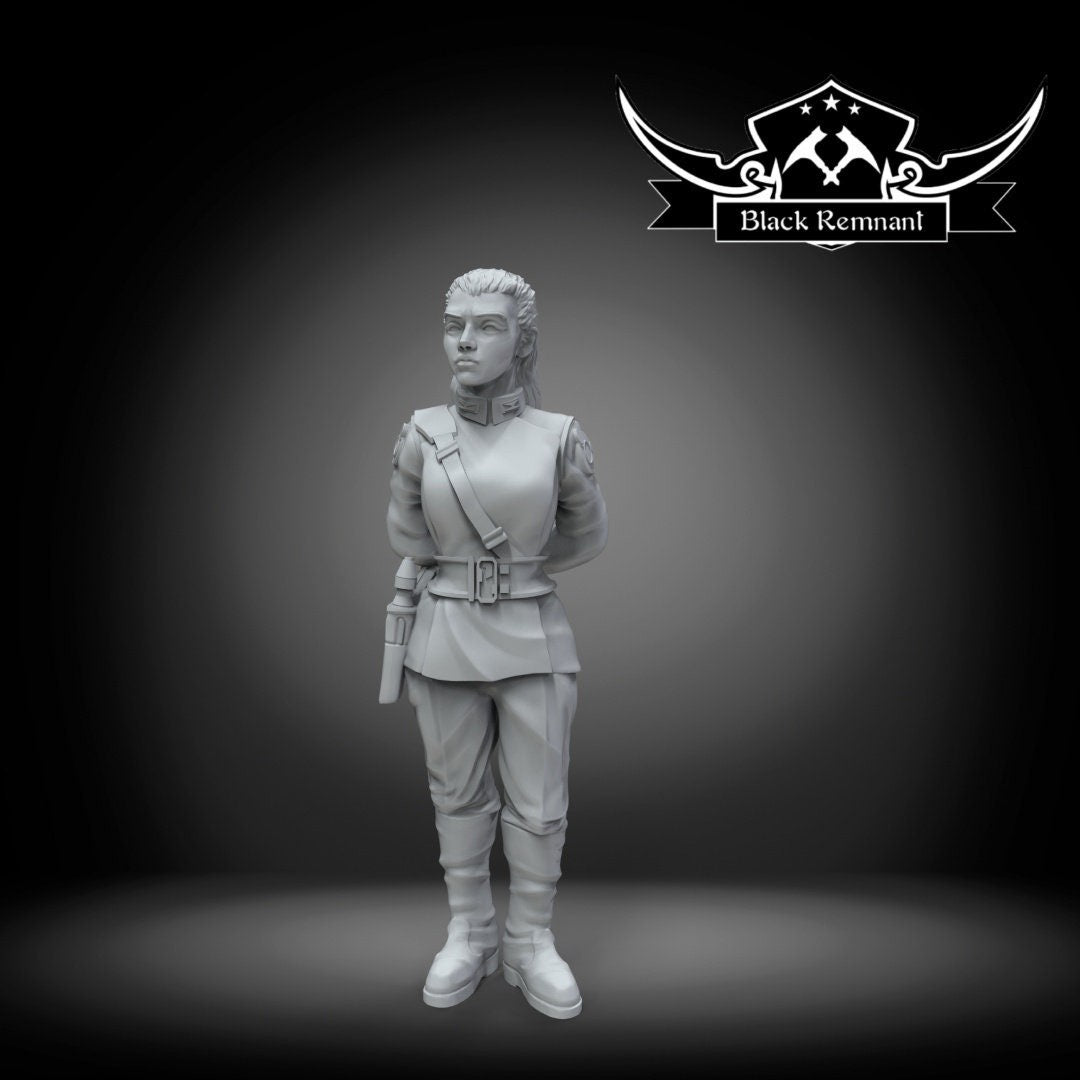 Blue Admiral Al - 28mm - 40mm Scale | Star Wars Legion Mini