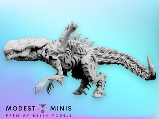 Xeno Parasaurolophus - 32mm Scale Alien Miniature | RPG | Sci fi | Cyberpunk | Role Playing | DnD | Papsikel
