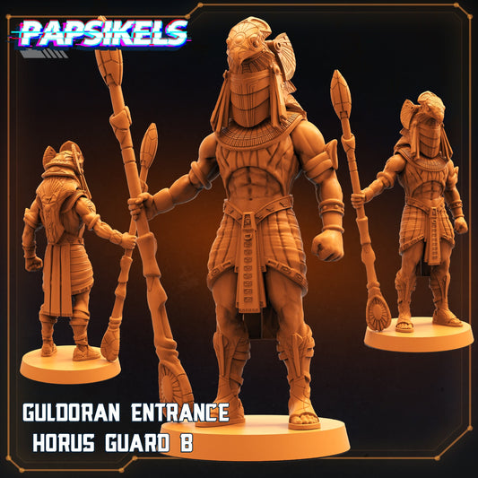 Gul'Doran Entrance Guard B - Resin 3D Print Alien Miniature | RPG | Sci fi | Cyberpunk | Role Playing | DnD | Papsikel Star Entrance