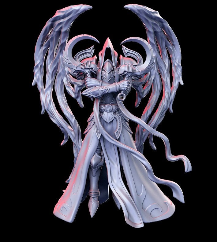 Mikhail Angel - 28mm 32mm Scale DnD Miniature | Dungeons and Dragons | Witcher Contract - RN Estudio