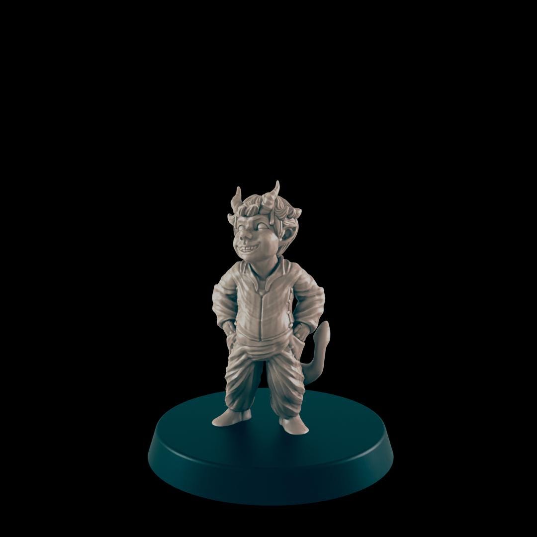 Demonkin  | 25mm - 100mm Scale | DnD | EC3D Fantasy Mini | Everyday Folk