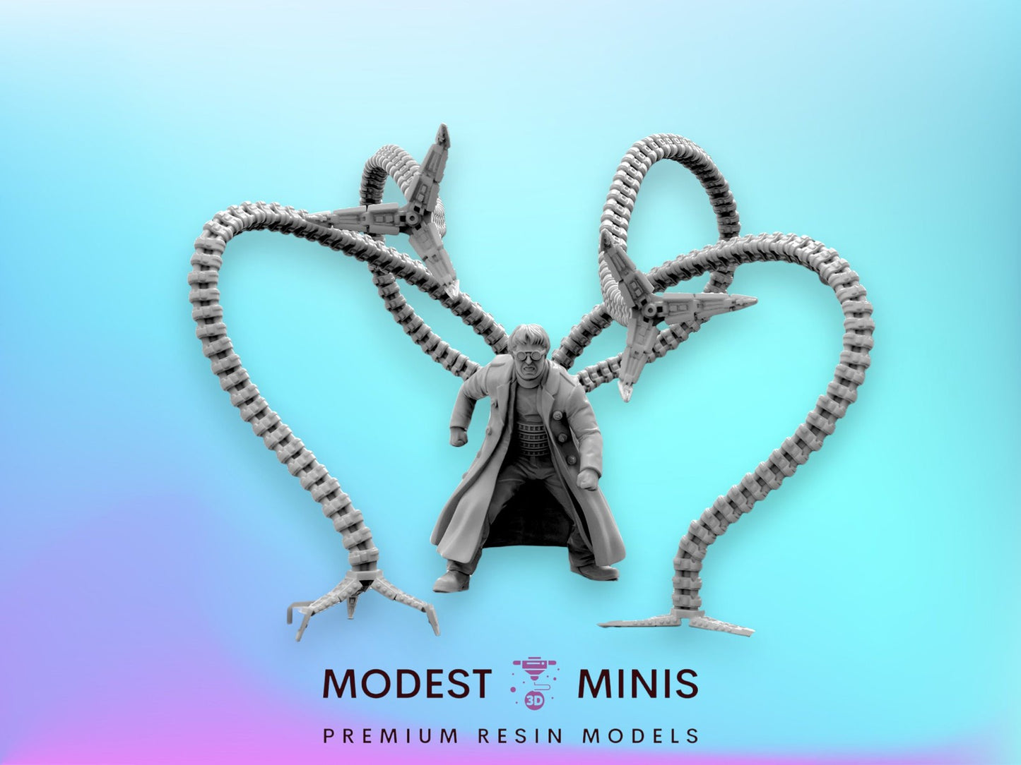 The Squid - Octopus 40mm  Miniature | Crisis Protocol Proxy | Trident